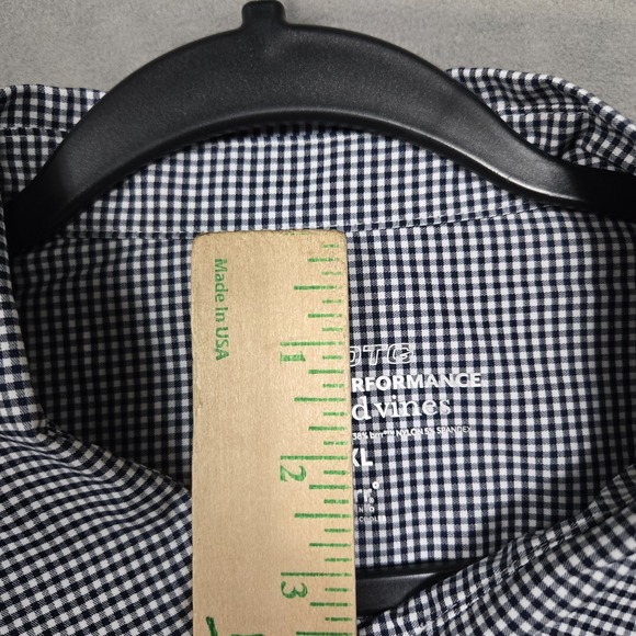 Vineyard Vines L/S Shirt Men 2XL‎ black white OTG On the Go Performance brrr - Picture 4 of 10